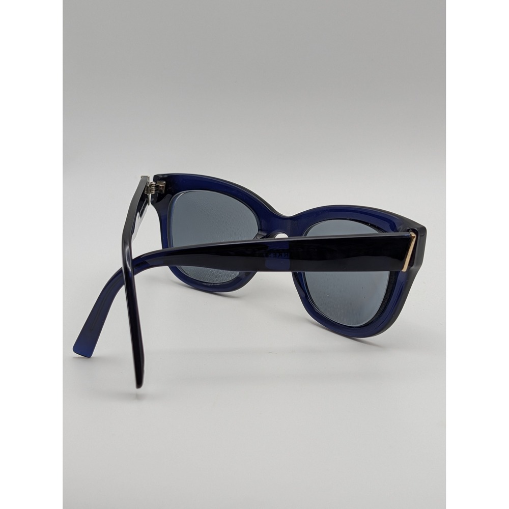 Warby Parker Gemma 356 Navy Blue Cat Eye Sunglasses Frames Only 52-22-142